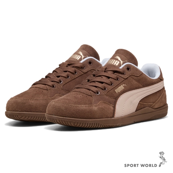 Puma 休閒鞋 女鞋 麂皮 K-Moda SD 咖粉【運動世界】40450004
