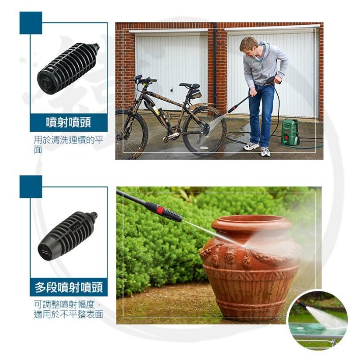 小鐵五金＊BOSCH 博世三合一噴頭＊三段扇形旋轉集中AQT33-11