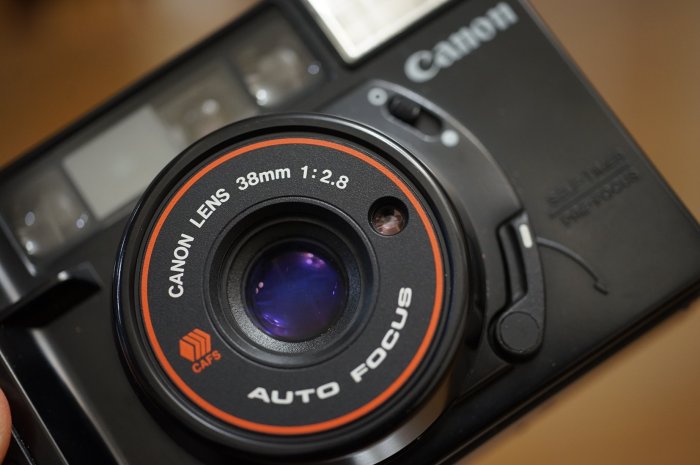 售】剛保養Canon AF35M II 38mm F2.8大光圈街拍底片機送電池約85成新