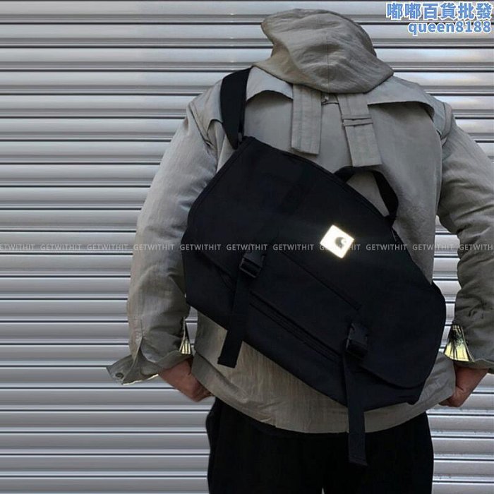 【可開 】Carhartt WIP Parcel Bag 卡哈特帆布郵差包單肩斜挎包男女201035