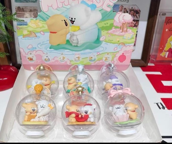 嚴選線條小狗禮物系列盲盒潮玩公仔，整盒直送適合收藏 線條小狗 盲盒 潮玩公仔