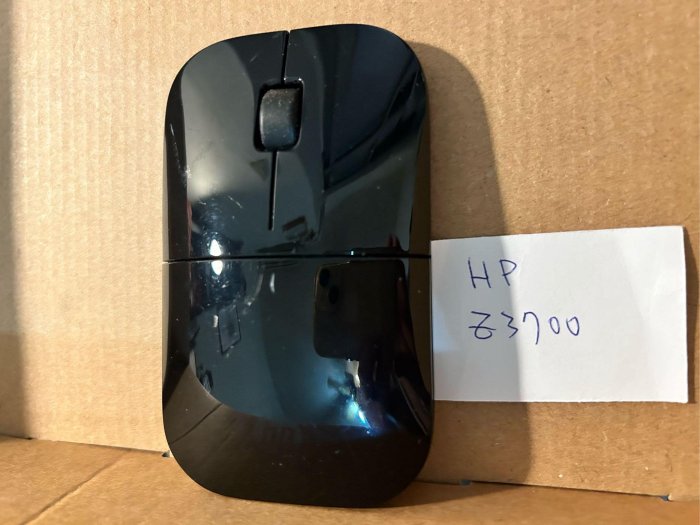 二手HP惠普Z3700 惠普輕薄時尚無線滑鼠/黑色無線滑鼠附接收器