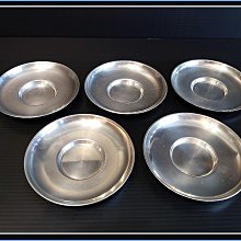 勇福堂》】日本茶道具－二世秦藏六（藏六居）造【純錫圓式茶托5客】共