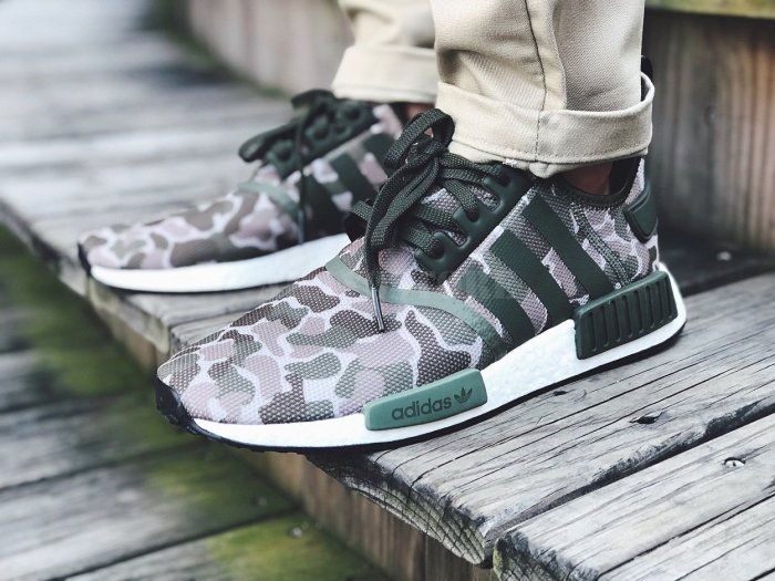 adidas gazelle silver green womens Adidas NMD R1 Trace Camo Grey (D96617) – Prime main image 0
