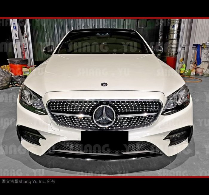 2016 2017 BENZ E-CIass W213 E43 AMG 式樣 前保桿 空力套件