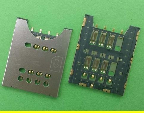 FOR 索愛MT27 SIM卡座 ST26i LG GBW102 SIM卡槽卡座 W77 [282296-046] ya