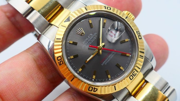 【美好時光】有保單美品！ROLEX 勞力士116263半金灰色面爬山虎 （ 116261 16263參考）