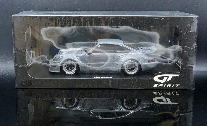 Modellauto RWB JONSIBAL GREY 2015 Porsche 911 GT Spirit 1:18 Resinemodell (Türen, Motorhaube