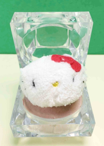 【震撼精品百貨】Hello Kitty 凱蒂貓~絨毛戒指-頭