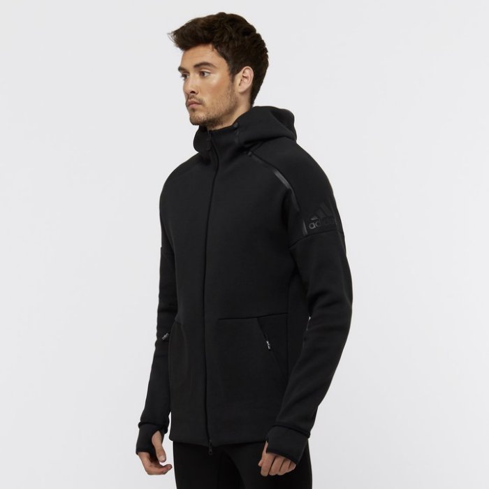 ☆ Tsu ☆ADIDAS ZNE HOODIE 2.0 黑 運動外套 男款 BQ6925 彭于晏實著