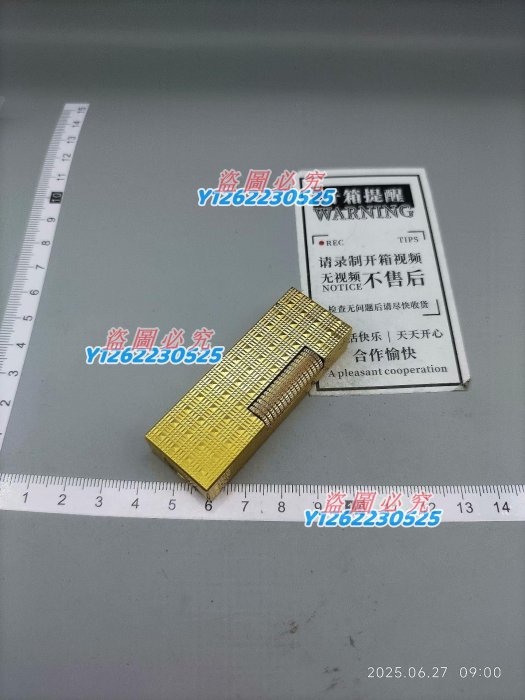 【二手】登喜路打火機 四代鍍金巴黎釘 上蓋一角微磕 釘尖鍍層有磨損  具體情況看圖看視頻聽聲音 中古 回流 二手【匠人收藏】4122