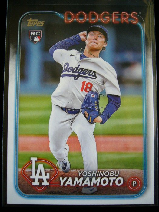 山本由伸漂亮新人年KEY RC卡2024 Topps Rookie | Yahoo拍賣
