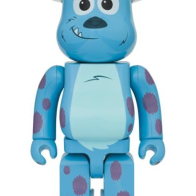 BE@RBRICK MIKE 1000％ + SULLEY 1000％ 大眼仔1000% 毛怪1000