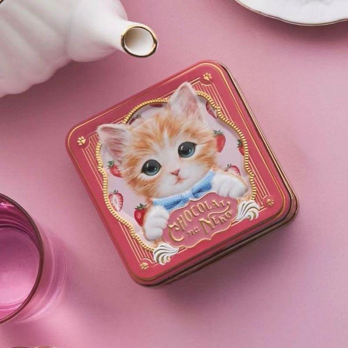＊日式雜貨館＊日本情人節 期間限定 Morozoff摩洛索夫聯名貓咪造型巧克力禮盒組 5入 6入17入 貓星人造型鐵盒 限量款