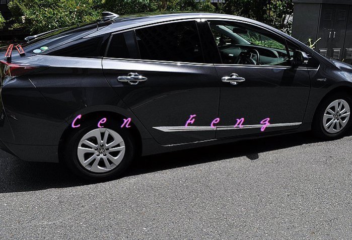 涔峰ＣＦ☆TOYOTA PRIUS 4代 PRIUS4 車身飾條 鍍鉻車身飾條 電鍍車身飾條 車門防撞飾條 車身防撞條