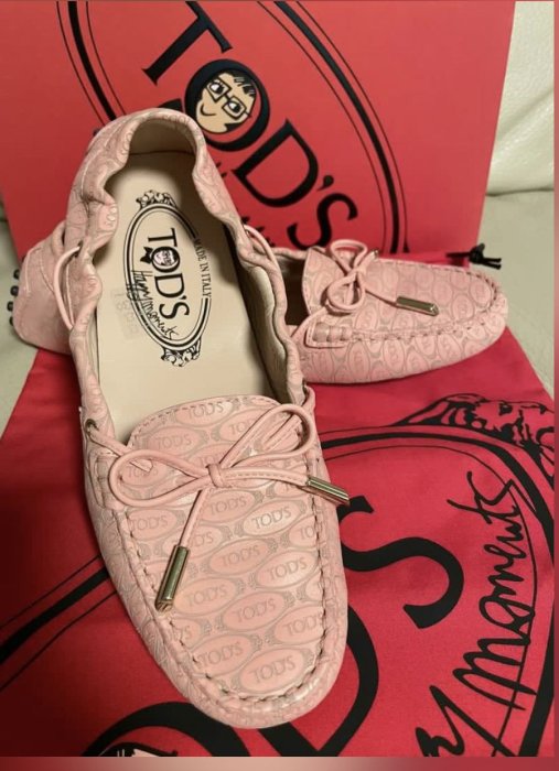 Tod's Happy Moment 與Alber Elbaz聯名限量系列芭蕾豆豆鞋38號| Yahoo拍賣