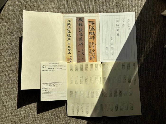 張猛龍碑 二玄社原色法帖 嚴選張猛龍碑原裝本，二玄社原色法帖，收藏級實物拍攝書法精品二玄社