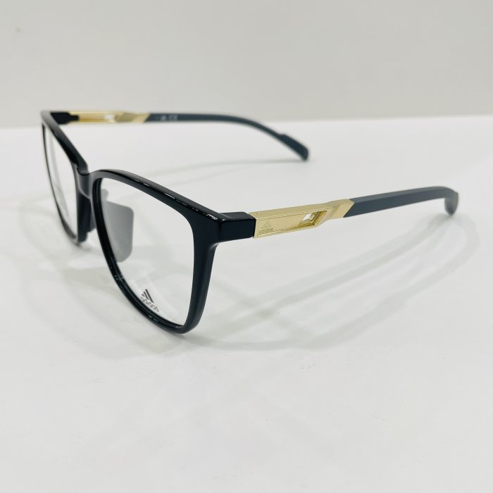 【名家眼鏡】Adidas Sport運動款黑色大方型膠框SP5019-F 001【台南成大店】