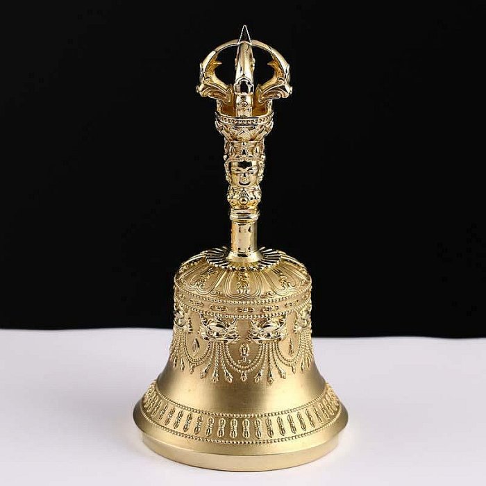 銅製 法器 手揺鈴 五股金剛密鈴 金剛杵銅鈴 装飾品 工芸品 置物 銅製 法器 手揺鈴 五股金剛密鈴 金剛杵銅鈴 装飾
