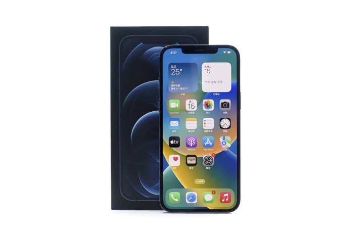 【台中青蘋果】Apple iPhone 12 Pro Max 太平洋藍 128G 二手 6.7吋蘋果 手機 #96390