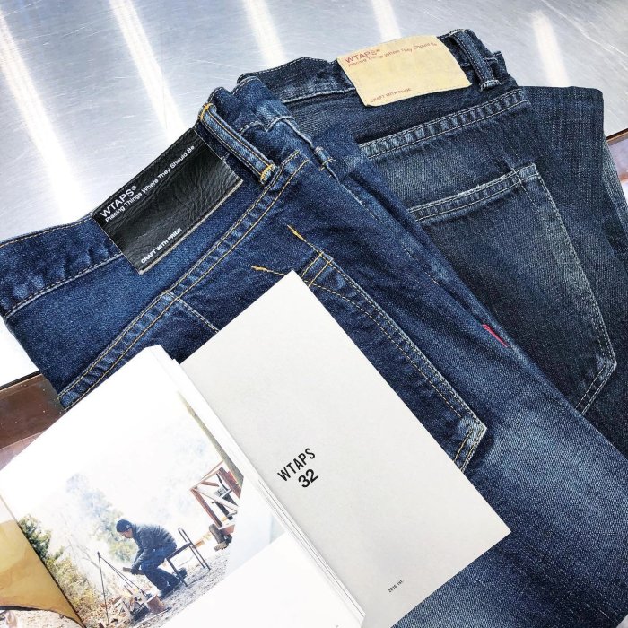 希少 WTAPS Blues Very Skinny Raw Trousers Wtaps Blues. Very Skinny. Raw / Trousers. Cotton. Denim. Raw