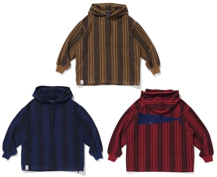 DESCENDANT BAJA HOODED LS SHIRT メキシカンパーカ 希望商店】DESCENDANT BAJA HOODED LS SHIRT 20SS 連帽刺繡鯨魚帽衫