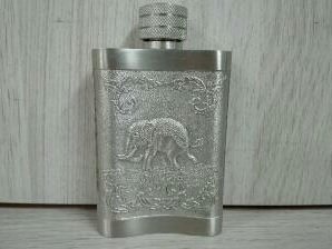 日本古漾】211601日本帶回PEWTER TIN97% 錫製酒器象雕刻| Yahoo拍賣
