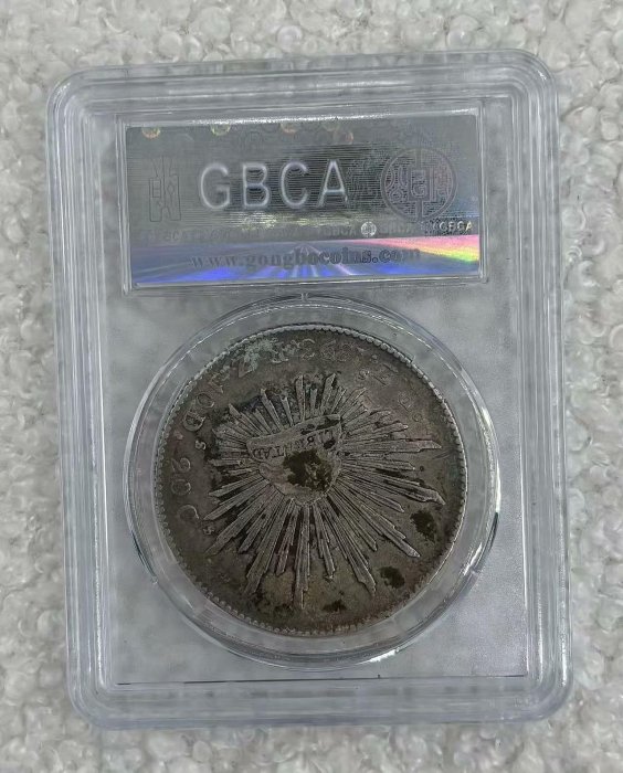 墨西哥1893年8瑞爾AU09老鷹銀幣盒子幣11710586039 銀質27g 直徑39mm 老