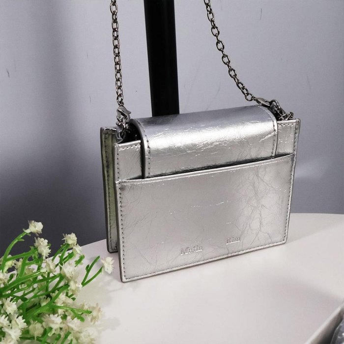 日貨代購CITY】 MATIN KIM VINTAGE ACCORDION MINI BAG 皮革鐵牌