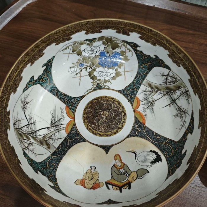 御組湯吞   九谷燒 九谷燒湯吞茶碗，30cm日本古美術復原嚴選，京燒特色窯變。 九谷燒京燒