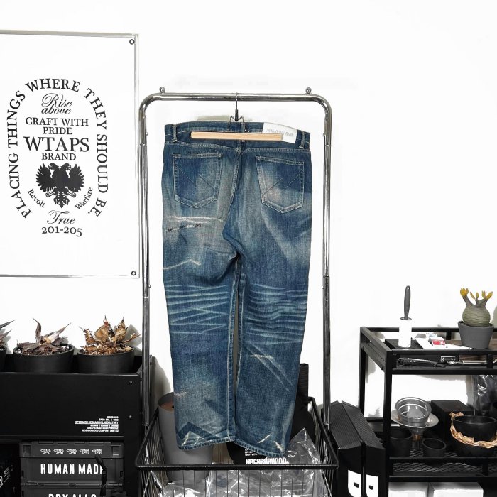 希望商店】NEIGHBORHOOD SAVAGE DENIM DP BASIC PANTS 23SS 復刻金鋼狼