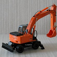 丸山建機模型店]---絕版品HITACHI ZAXIS-160W 1/40 輪式怪手挖土機模型