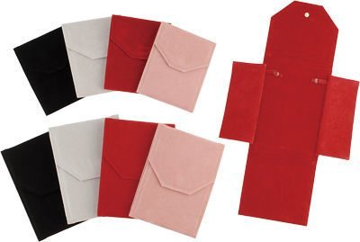 大千典精品 秦老闆 流當品 珠寶飾品收納 4色旅行項鍊包(小) 方便 收藏 收納 隨身攜帶 隨機出貨