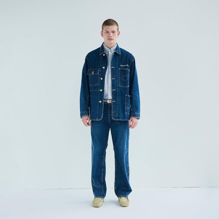 日貨代購CITY】2024AW HUMAN MADE DENIM COVERALL JACKET FUTURE 口袋