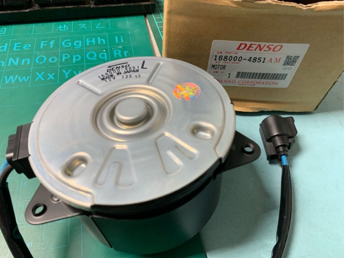 06- 16年 PREVIA  3.5  冷氣風扇馬達-日本原廠件(右側副駕邊的）