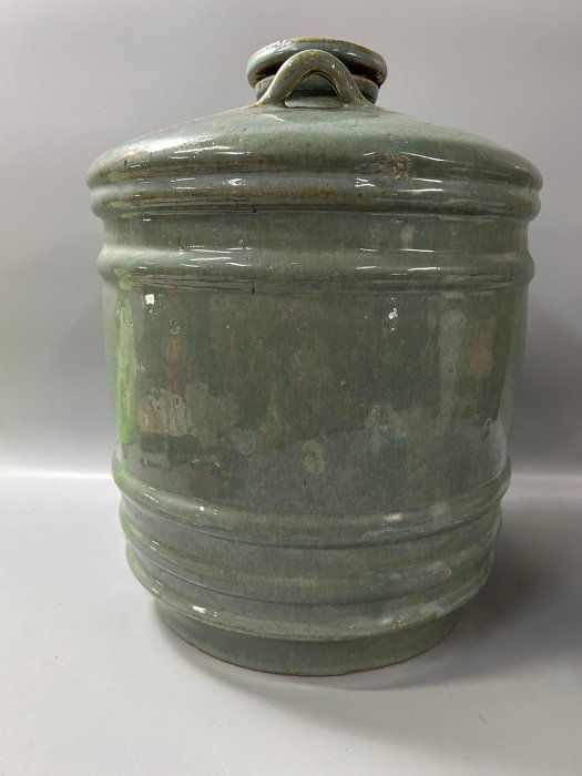 【藏舊尋寶屋】【藏舊尋寶屋】老日本 昭和初期 綠釉雙耳大陶甕/大陶酒甕(一元起標)※0302158-211GS※3/16 3-2現 | Yahoo拍賣
