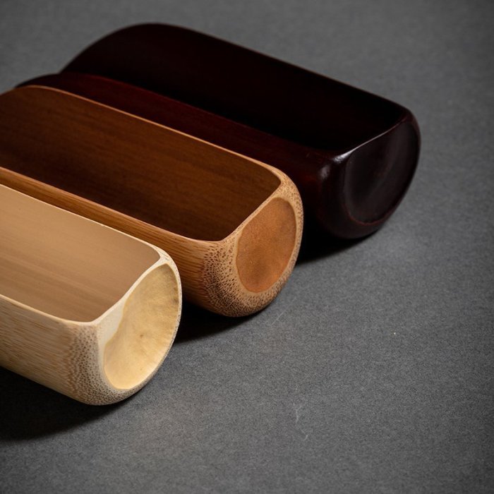 老煤竹茶則竹制茶道六君子茶則三件套茶則茶勺茶夾功*熱賣特惠家用雜貨