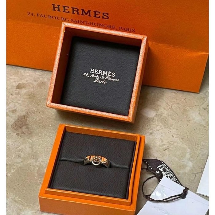 ✈️19700 愛馬仕 全新Hermès CDC 925銀戒指 尺寸51