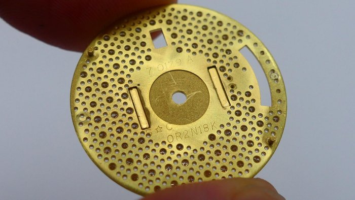 【單售面盤】蜂巢滿天星!ROLEX勞力士原裝整片18K K金面盤!