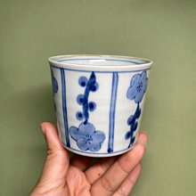 嚴選日本回流瓷制茶具，青花手提設計，蘭花落款，瑕疵僅限底足老裂與口