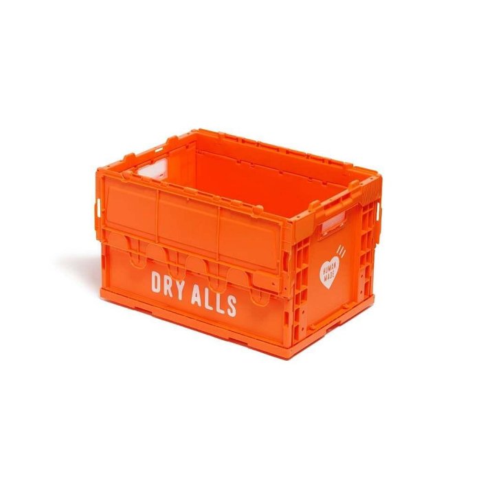 HUMAN MADE CONTAINER 50L ORANGE 2個セット 日貨代購CITY】2024AW HUMAN MADE CONTAINER 50L 整理箱折疊箱收納盒