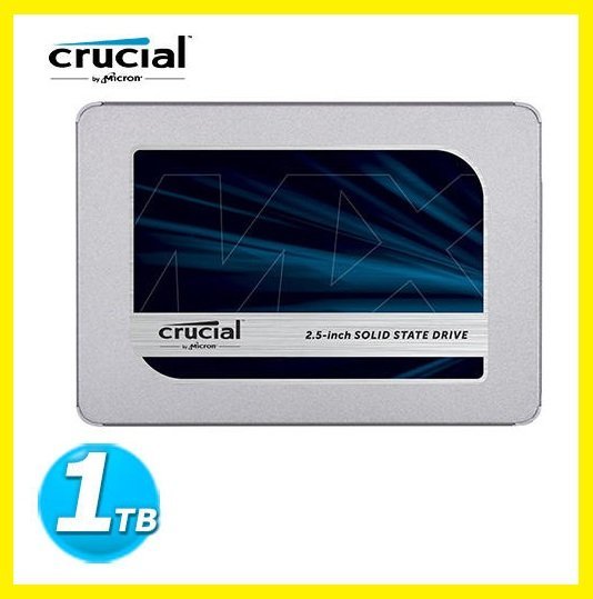 PS4 美光 Micron Crucial MX500 1TB 2.5吋 SSD 固態硬碟 捷元公司貨 【台中大眾電玩】