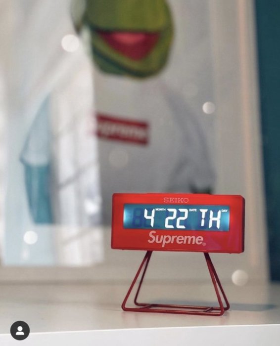 希望商店】Supreme Seiko Marathon Clock 21SS 計時器時鐘鬧鐘