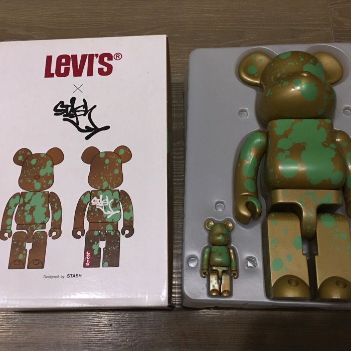 MEDICOM TOY - 日本未販売 台湾限定 STASH Levi’s 400%ベアブリック/未使用 MEDICOM TOY - 日本未販売 台湾限定 STASH Levi's 400%ベア