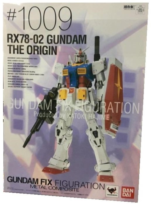全新拆檢FIX 超合金GFFMC #1009 RX78-02 Gundam the Origin 元祖