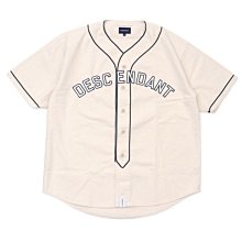 【新品 20SS DESCENDANT BLEEK B.B SS SHIRT 希望商店】DESCENDANT BLEEK B.B SS SHIRT 20SS 刺繡短袖棒球衫| Yahoo拍賣