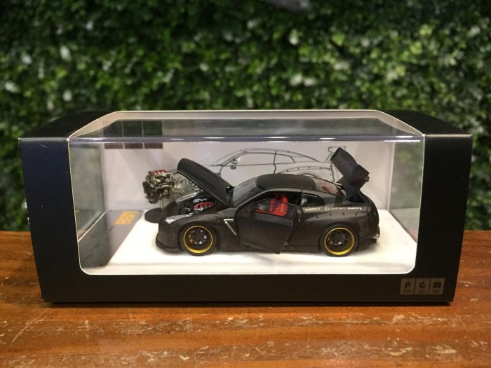 1/64 PGM Pandem Nissan GT-R (R35) MatteBlack PGM640702S【MGM