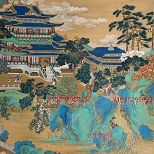 仇英（1505-1552），仙山樓閣圖，明代畫家，與沈周、文徵明、唐寅并稱