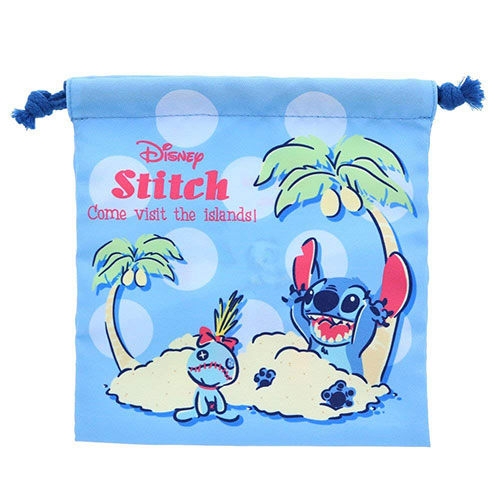 【震撼精品百貨】Stitch 星際寶貝史迪奇~DISNEY 迪士尼CARS布面縮口袋S(史迪奇)