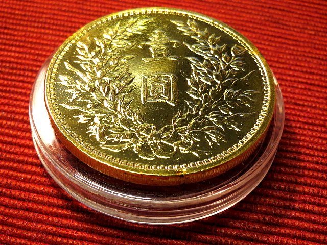 金王記拍寶網】T2320 中華民國十二年造龍鳳壹圓仿古金幣一枚~下標隨機